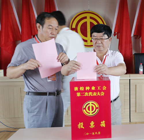公司工会召开第二次代表大会选举产生风暴平台种业第二届工会委员会