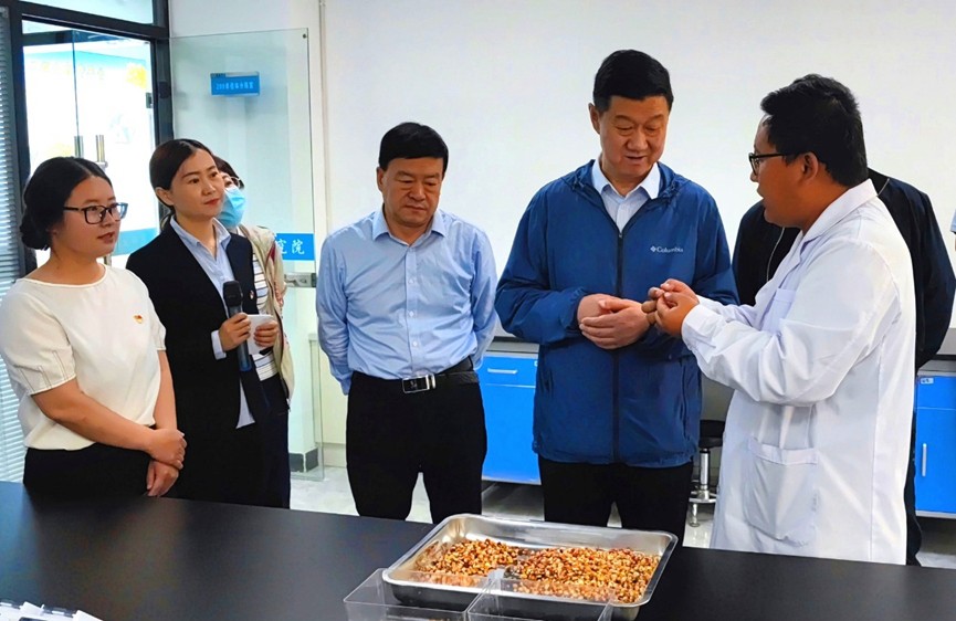 甘肃省地方金融监管局、甘肃证监局领导莅临风暴平台种业调研指导